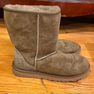 Green UGG boots